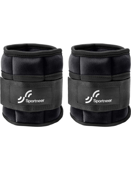 Pesas de Tobillo Ajustables Sportneer 0.9-4.5 kg Neopreno Pesas de Tobillo Ajustables Sportneer 0.9-4.5 kg Neopreno