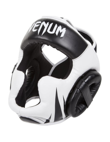 Cabezal Venum Challenger 2.0 Negro/Blanco para Boxeo