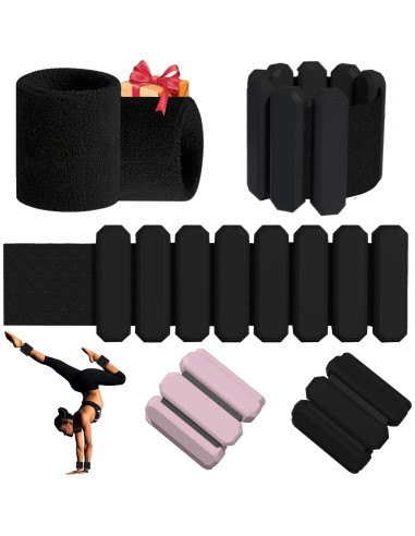Pesas Ajustables para Muñeca y Tobillo Mibcocny 2 lbs