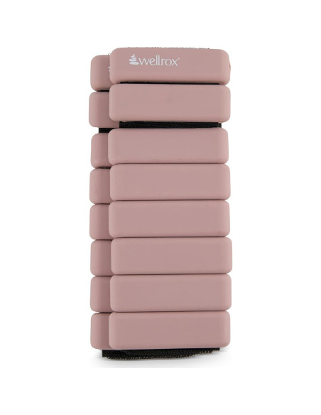 Brazaletes con peso Wellrox 2 lbs ajustables para tobillos y muñecas Brazaletes con peso Wellrox 2 lbs ajustables para tobillos y muñecas