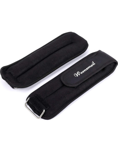Pesas de Tobillo Weensmeil 2.5 kg Ajustables para Entrenamiento