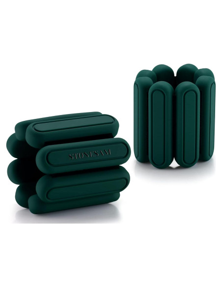 Peso Ajustable para Muñeca y Tobillo STONESAM 0.45 kg Verde Peso Ajustable para Muñeca y Tobillo STONESAM 0.45 kg Verde