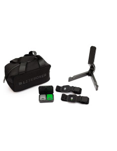 Liteboxer Go | Negro/Verde | Entrenador de Boxeo Portátil