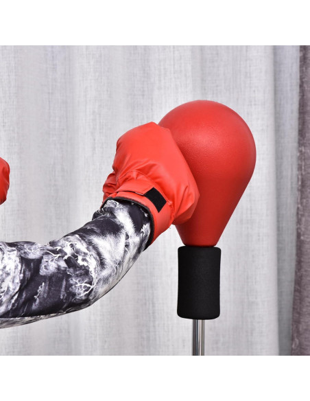 Saco de Boxeo Soozier Ajustable con Guantes - Rojo Saco de Boxeo Soozier Ajustable con Guantes - Rojo