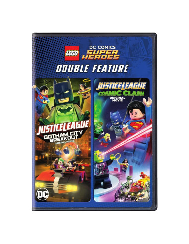 LEGO DC Super Héroes DVD Gotham City Breakout y Cosmic Clash
