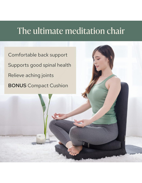 Silla de Meditación Plegable Mindful Modern - Soporte Espalda Silla de Meditación Plegable Mindful Modern - Soporte Espalda