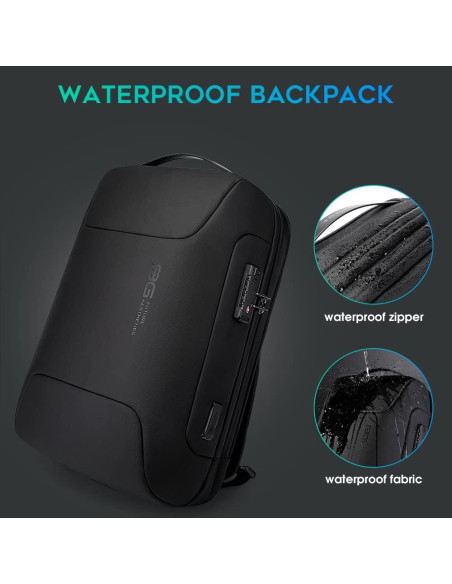 Mochila Antirrobo BANGE para Laptop 15.6" USB Carga Rápida Mochila Antirrobo BANGE para Laptop 15.6" USB Carga Rápida