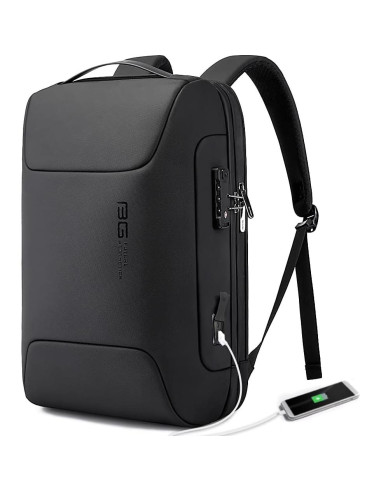 Mochila Antirrobo BANGE para Laptop 15.6" USB Carga Rápida