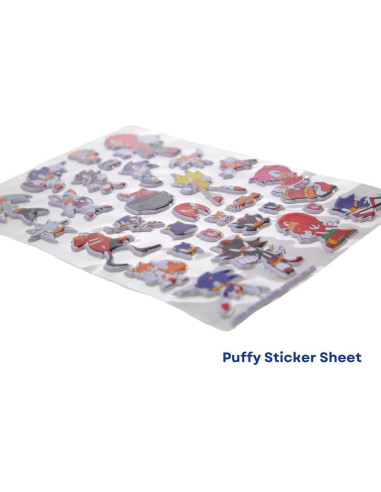 Set de Actividades Sonic - Colorear y Stickers - 20 Piezas