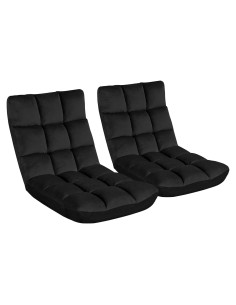 Silla de Piso Yaheetech con Soporte Espalda 14 Posiciones 2pcs