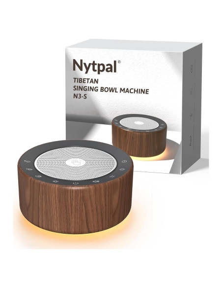 Máquina de Cuencos Cantores Tibetanos Nytpal - 7 Sonidos y Luz Máquina de Cuencos Cantores Tibetanos Nytpal - 7 Sonidos y Luz