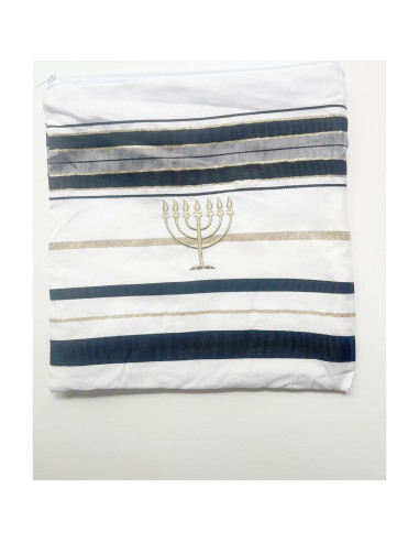 Chal de Oración Judío Tallit - Bufanda Religiosa 50x180cm