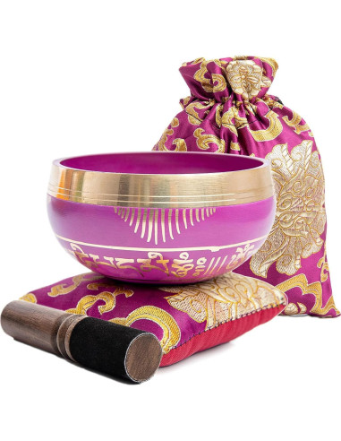 Juego de Cuencos Tibetanos Himalayan Bazaar - Orquídea Rosa - 300g