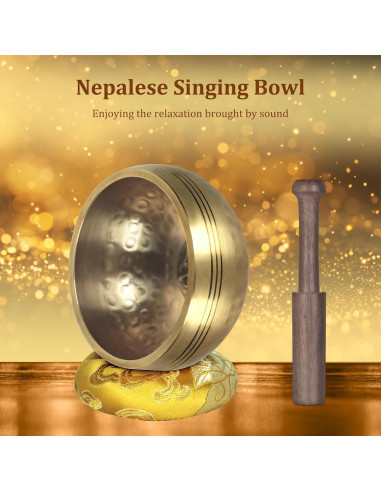 Juego de Cuencos Tibetanos Cantores DiDiBirDi 7 Metales 7.95 cm