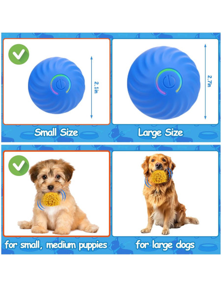 Pelota Interactiva para Perros Mity Rain con Carga Rápida Pelota Interactiva para Perros Mity Rain con Carga Rápida