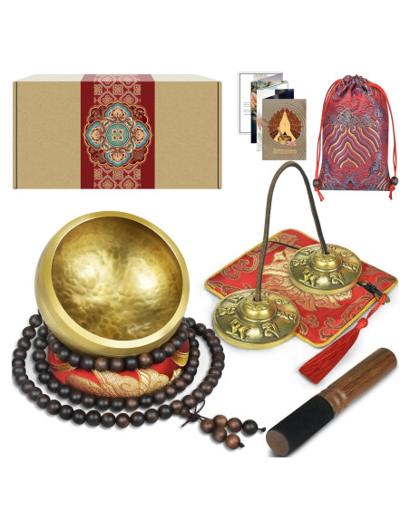 Conjunto de Meditación Tibetana Artcome - Cuenco Cantante 8.5cm Conjunto de Meditación Tibetana Artcome - Cuenco Cantante 8.5cm
