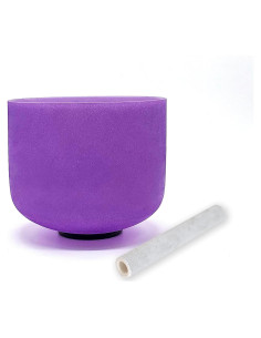 Cuenco Cantante de Cuarzo Morado TAIFENG 20.32 cm