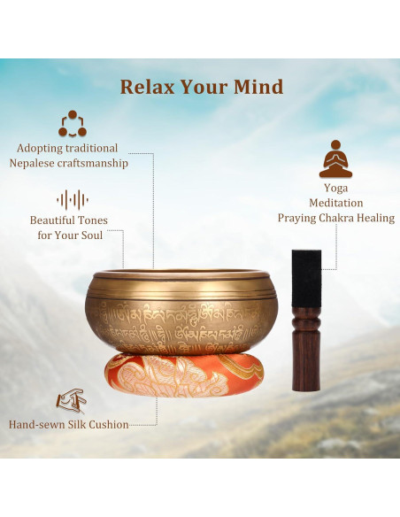 Set de 3 Cuencos Tibetanos Cantores DiDiBirDi - Hechos a Mano