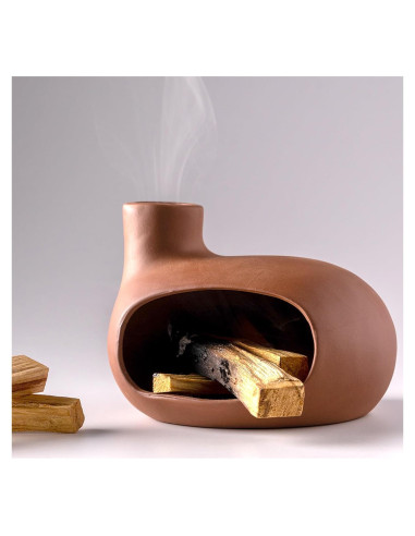Soporte de Palo Santo MOUGIGI - Quemador de Incienso Terracota