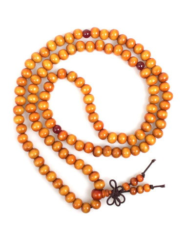 Juego de 3 Pulseras de Madera 108 Cuentas Budistas PWMENLK