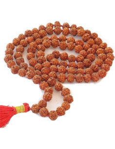 Mala de Oración Rudraksha IS4A 108 cuentas 20 pulgadas 2