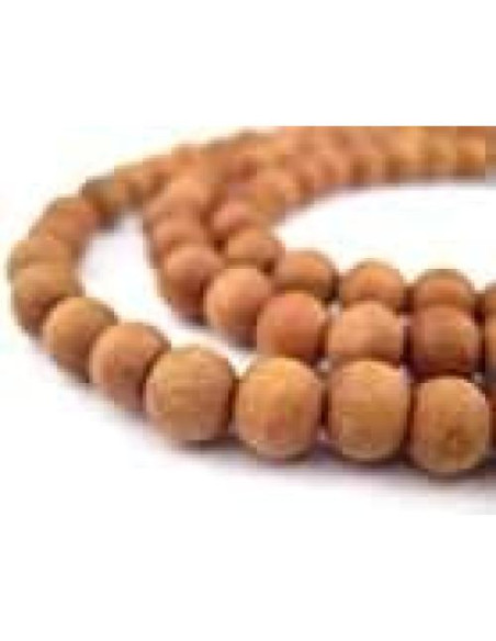 Collar Japa Mala de Sándalo Tibetano 108 Cuentas 8mm - Hecho a Mano Collar Japa Mala de Sándalo Tibetano 108 Cuentas 8mm - Hecho a Mano