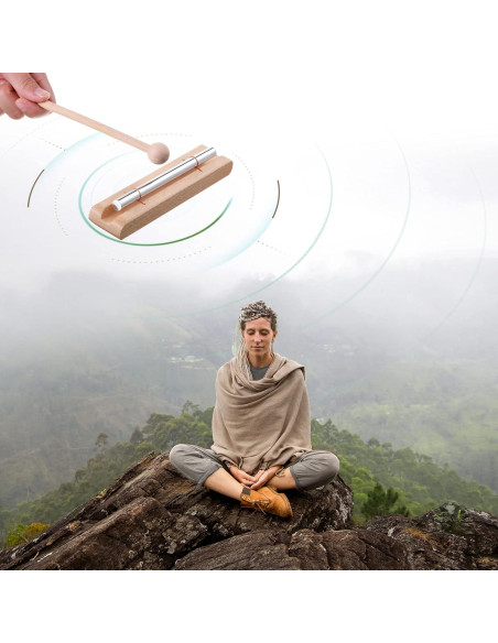 Chimes de Mano Yeshone para Meditación y Aula - Color Madera Chimes de Mano Yeshone para Meditación y Aula - Color Madera