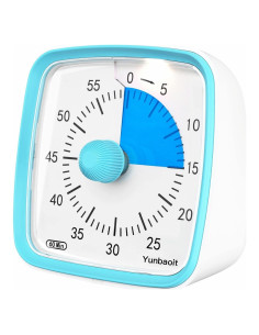 Temporizador Visual Yunbaoit 60 Minutos Azul Claro Silencioso