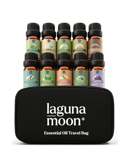 Set de Aceites Esenciales Lagunamoon 10 Piezas Aromaterapia Set de Aceites Esenciales Lagunamoon 10 Piezas Aromaterapia