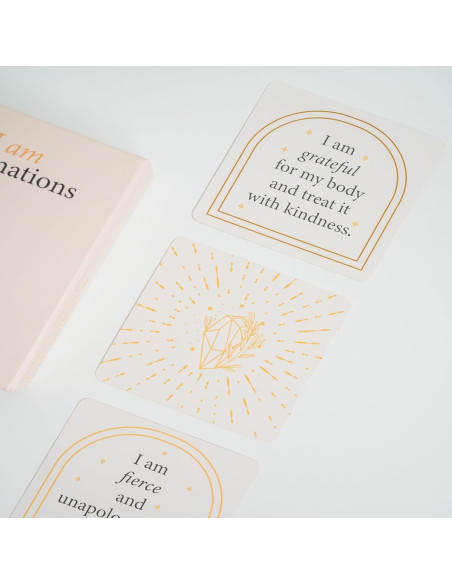 Tarjetas de Afirmación Positiva Rennie y Sage - 52 Tarjetas con Soporte de Madera Tarjetas de Afirmación Positiva Rennie y Sage - 52 Tarjetas con Soporte de Madera
