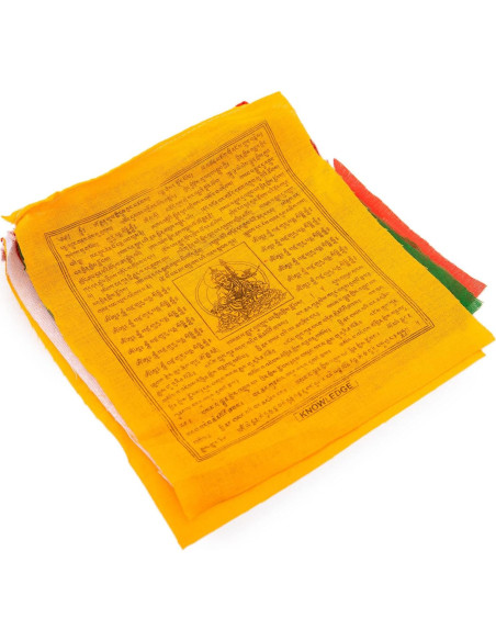 Banderas de Oración Tibetanas 10 Piezas Hechas a Mano Nepal Banderas de Oración Tibetanas 10 Piezas Hechas a Mano Nepal