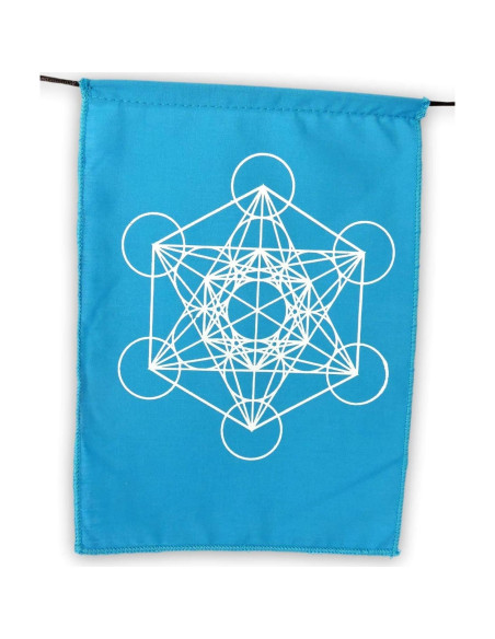 Banderas de Oración Arcoíris Geometría Sagrada 15x20cm Banderas de Oración Arcoíris Geometría Sagrada 15x20cm