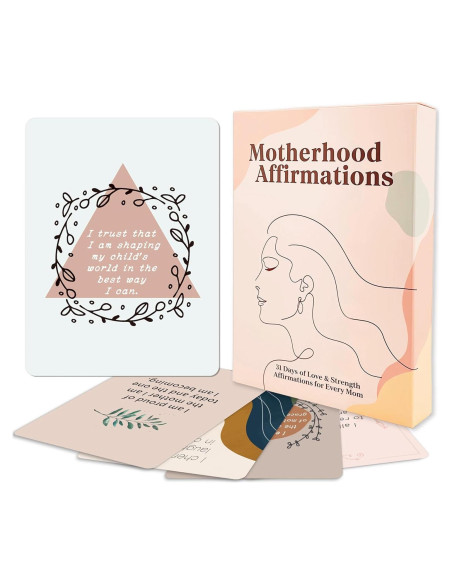 Set de 31 Tarjetas de Afirmación para Mamás - Calidad Premium Set de 31 Tarjetas de Afirmación para Mamás - Calidad Premium