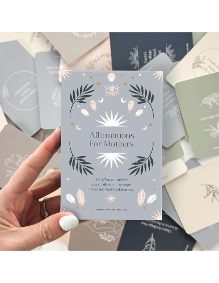 Tarjetas de Afirmación ThreeKin para Madres - 35 Mensajes Positivos Tarjetas de Afirmación ThreeKin para Madres - 35 Mensajes Positivos