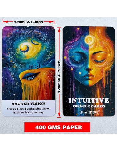 Cartas Oráculo Intuitivas x 56 - Guía Espiritual para Principiantes
