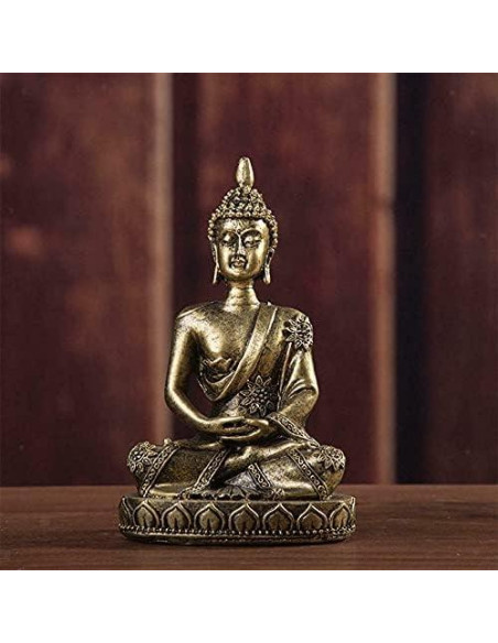 Estatua de Buda Tailandés Pequeña de Arenisca 11 cm Decoración Estatua de Buda Tailandés Pequeña de Arenisca 11 cm Decoración