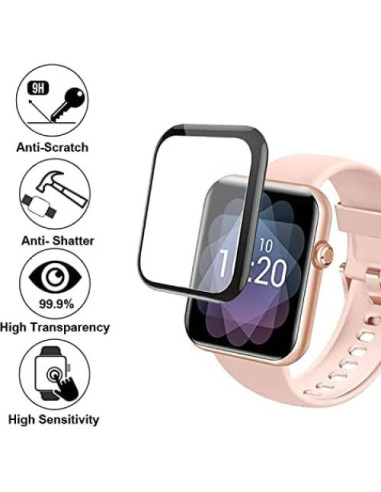 Protector de Pantalla 3D SMAATE para Reloj 1.85" PMMA 3PCS