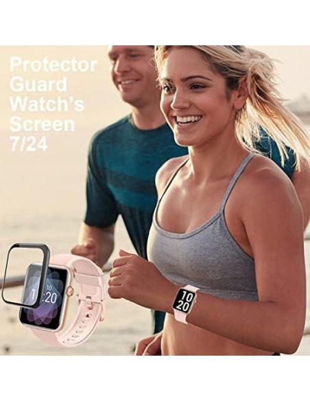 Protector de Pantalla 3D SMAATE para Reloj 1.85" PMMA 3PCS Protector de Pantalla 3D SMAATE para Reloj 1.85" PMMA 3PCS