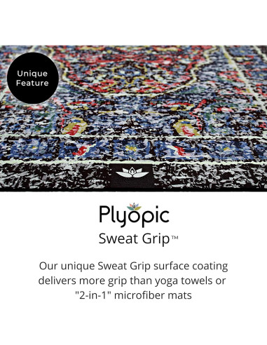 Esterilla de Yoga Plyopic Todo en Uno - Caucho Natural 180x65cm