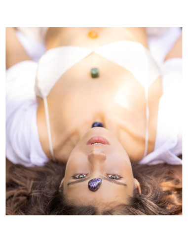 Set de Cristales Sanadores Chakra CRYSTALYA - 7 Piedras + EBOOK