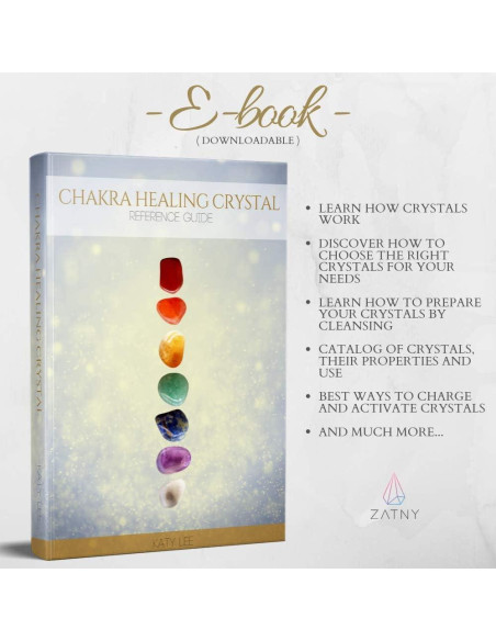 Kit de Cristales Sanadores ZATNY - 7 Piedras Chakra y E-book Kit de Cristales Sanadores ZATNY - 7 Piedras Chakra y E-book