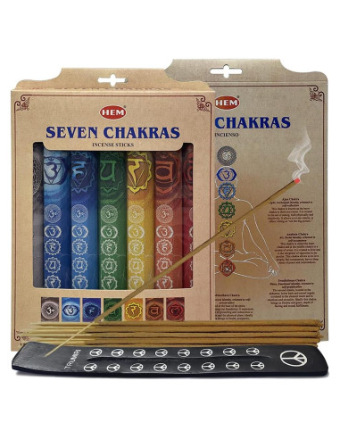 Paquete de Incienso Natural Trumiri 7 Chakras - 140 Varitas