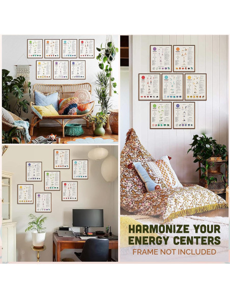 Póster de Yoga 7 Chakras 97 Decor 20.32x25.4 cm Mate Póster de Yoga 7 Chakras 97 Decor 20.32x25.4 cm Mate