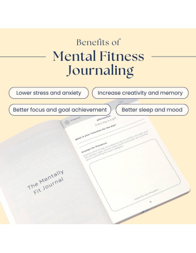 Diario de Gratitud Liberate - Diario Guiado de Fitness Mental