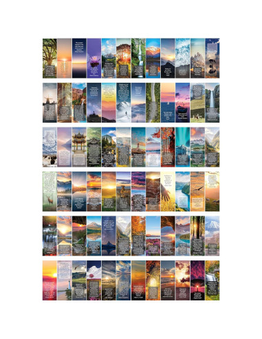 Tarjetas de Mindfulness Livin Harmony 72 Piezas - Citas Inspiradoras