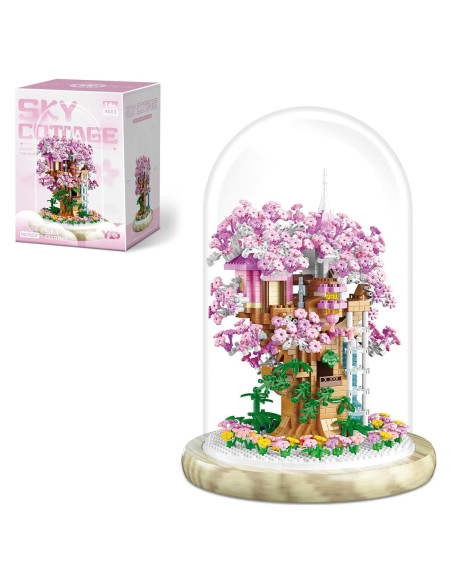 Juego de Construcción Bonsái Insgen 1382 Piezas con Luz Juego de Construcción Bonsái Insgen 1382 Piezas con Luz