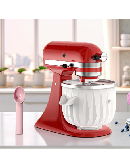 Accesorio para Helado HOZODO 1.89L para Kitchenaid Accesorio para Helado HOZODO 1.89L para Kitchenaid