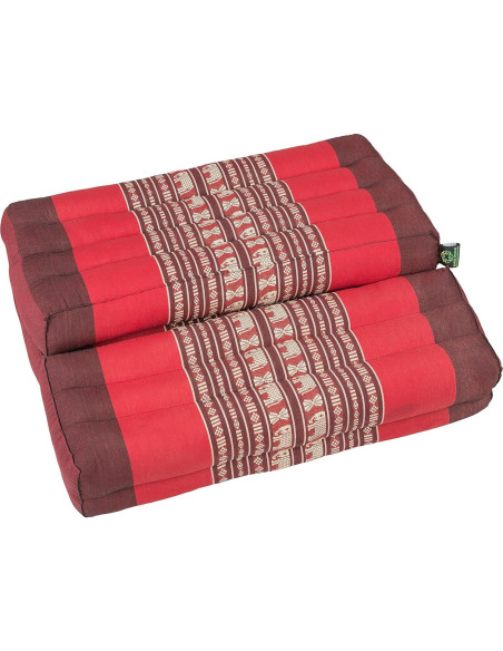Cojín de Meditación Plegable GABUR 65x50cm 100% Kapok Rojo Cojín de Meditación Plegable GABUR 65x50cm 100% Kapok Rojo