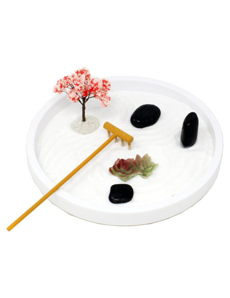Kit Mini Jardín Zen Nature's Mark para Escritorio 20cm Kit Mini Jardín Zen Nature's Mark para Escritorio 20cm