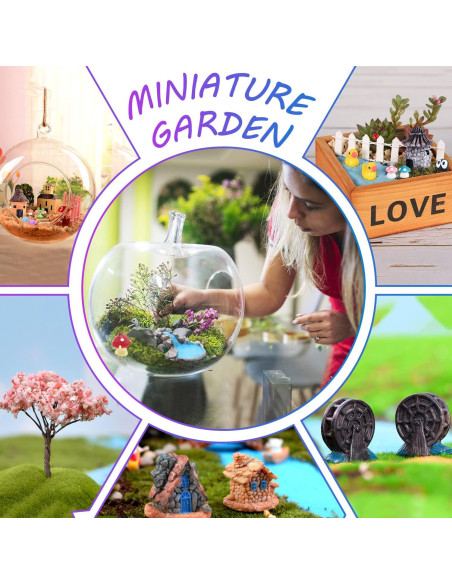 Kit de Jardín de Hadas CHAKANLX - 42 Accesorios Zen Miniatura Kit de Jardín de Hadas CHAKANLX - 42 Accesorios Zen Miniatura